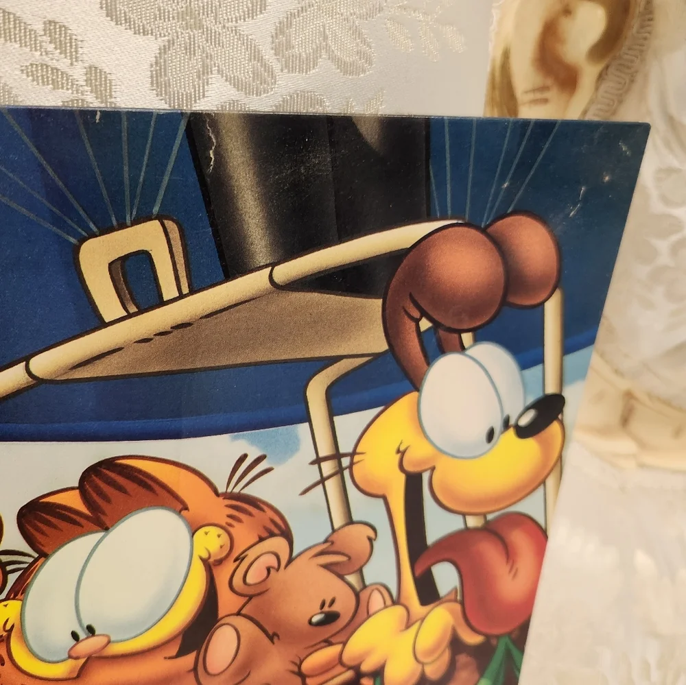 Vintage Y2K Garfield Portfolio 2 pocket Folders Jim Davis retro vintage
